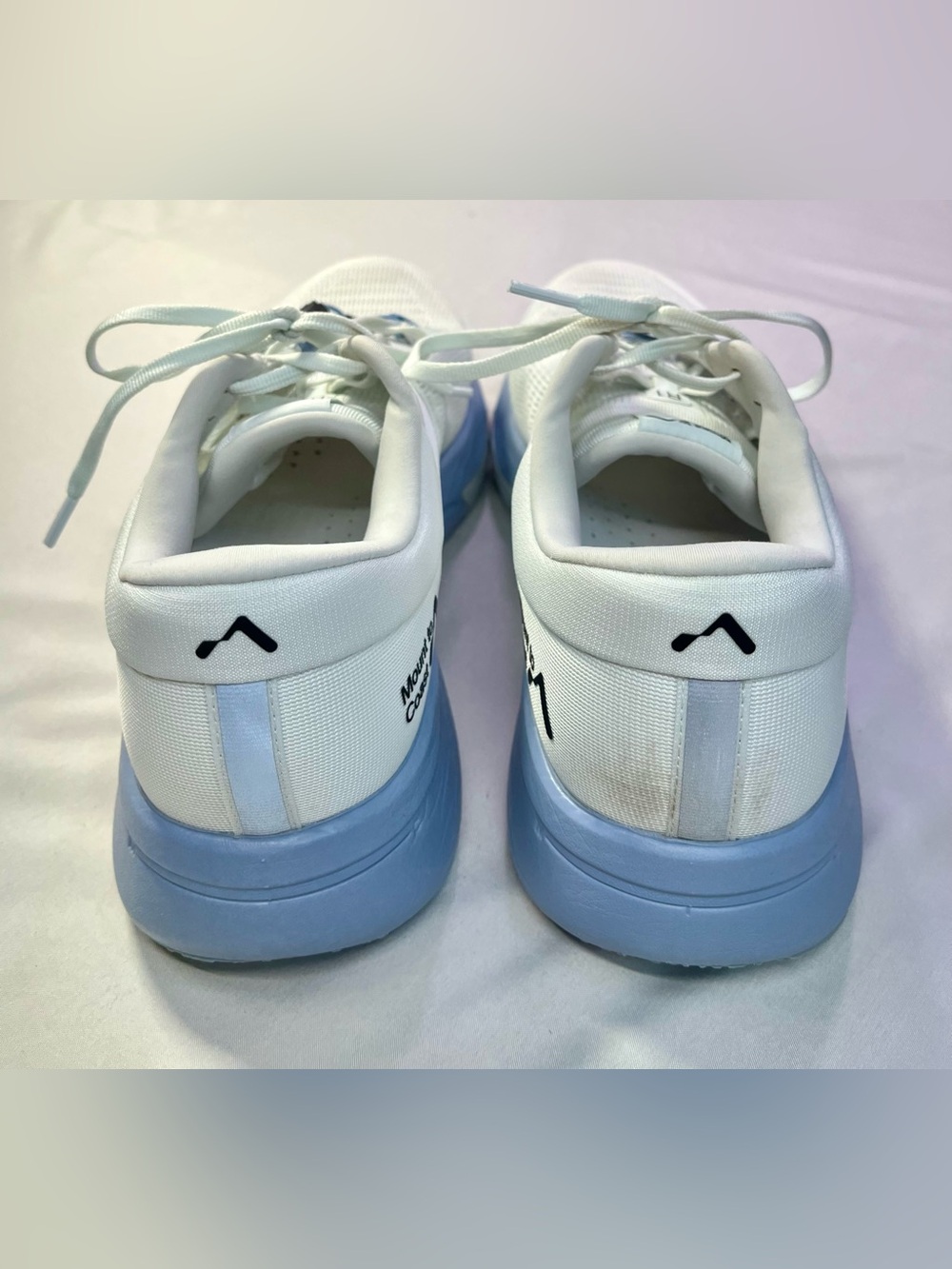Free People Mount to Coast R1 Running Shoes Sneakers Twilight Blue White 11 - Picture 11 of 14
